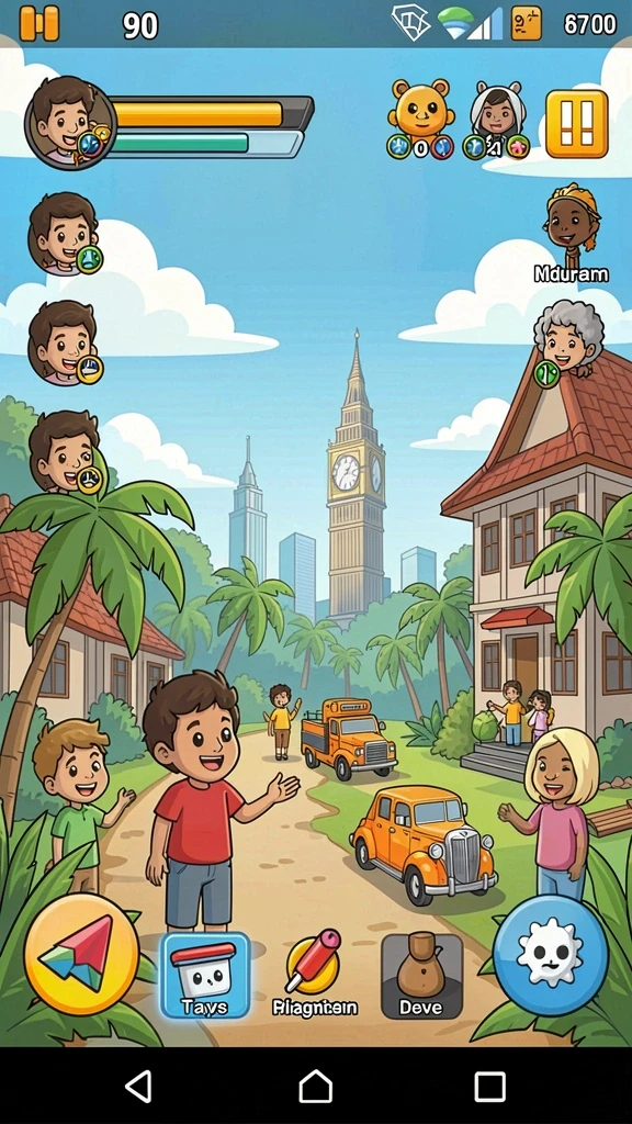 Beragam tantangan yang menantang dan seru.