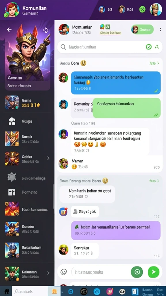 Antarmuka pengguna yang intuitif dan mudah dinavigasi.