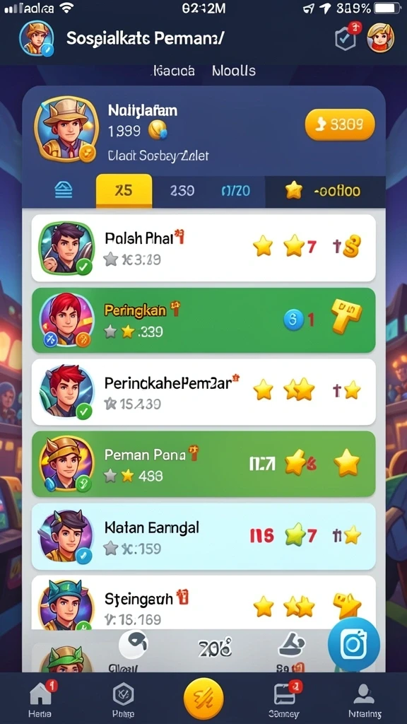Berbagai mode permainan yang seru dan menantang.