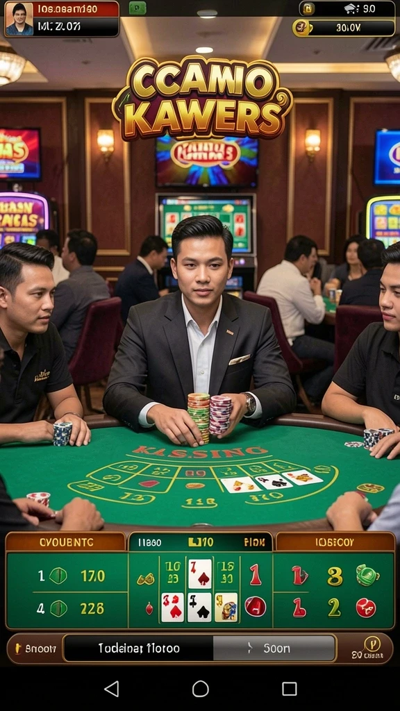 Tampilan awal yang menarik dengan karakter yang beragam.