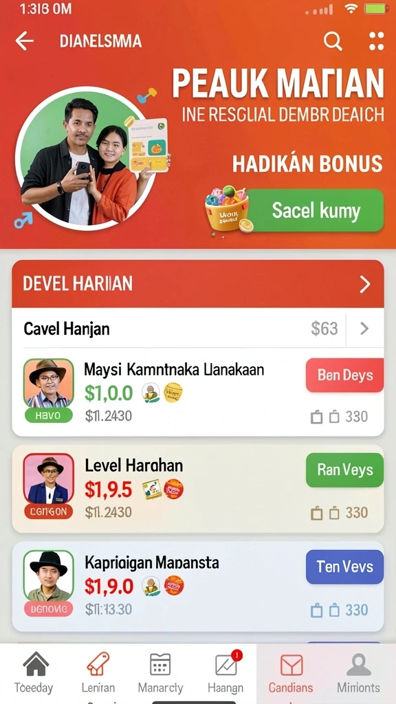 Fitur bonus yang menarik untuk meningkatkan peluang menang.