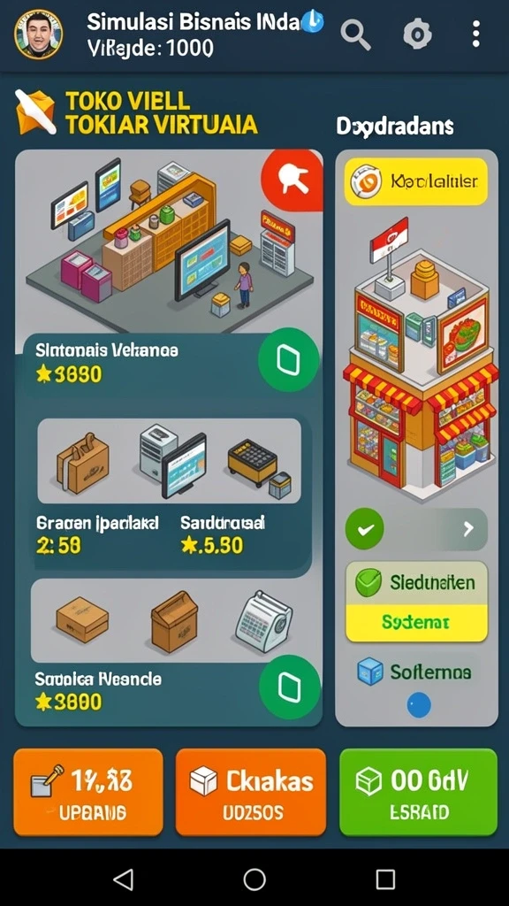 Tampilan permainan slot yang menarik dan berwarna.
