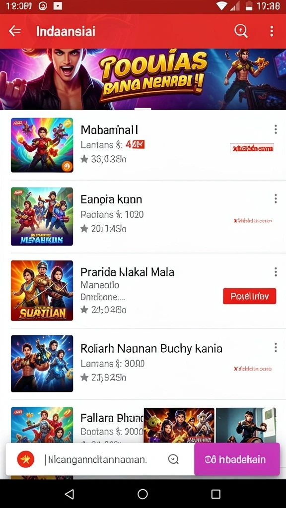 Karakter dengan desain yang beragam dan unik.
