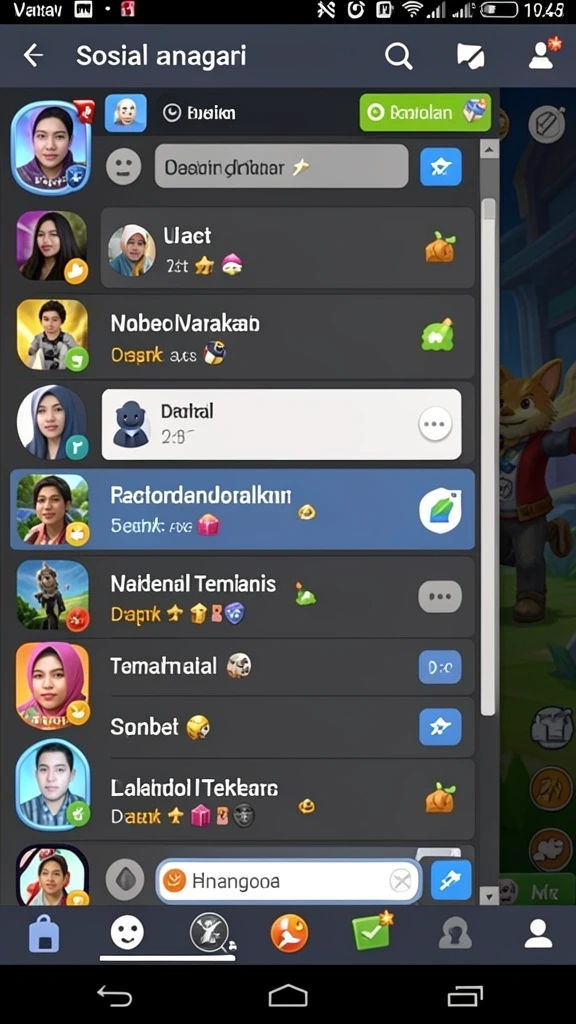 Peta permainan yang luas dengan banyak tantangan.