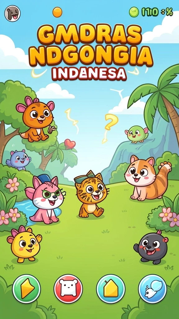 Tampilan menu utama yang menarik dan mudah dinavigasi.