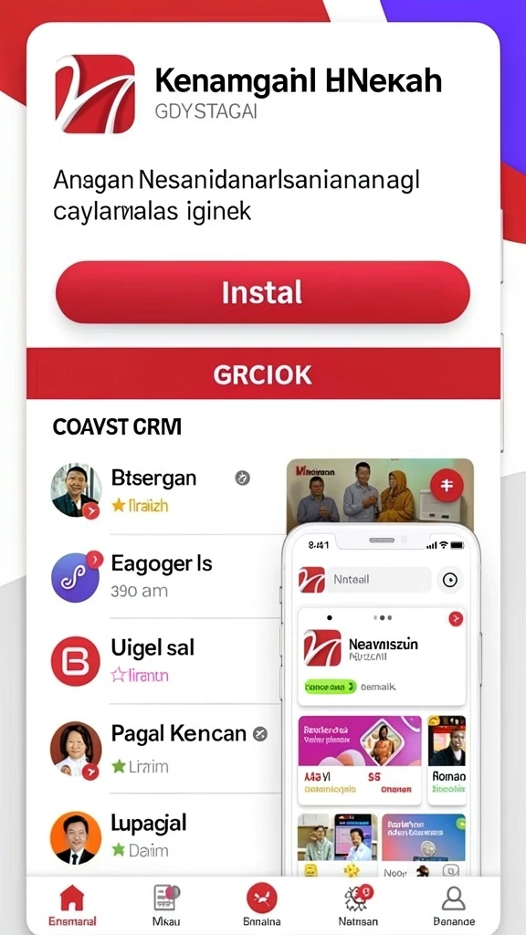 Menampilkan antarmuka yang menarik dan user-friendly.