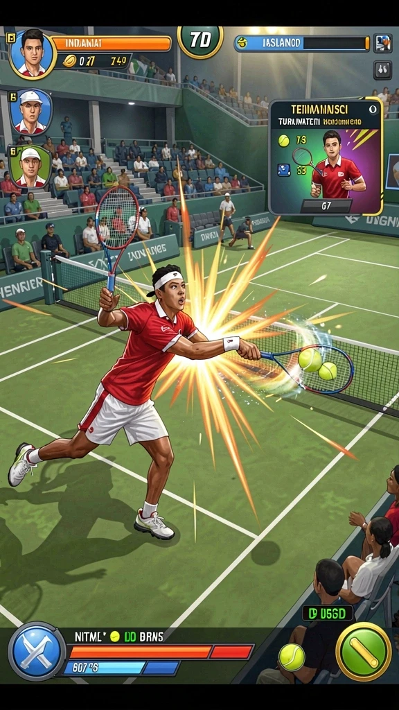 Gameplay seru dengan berbagai karakter.