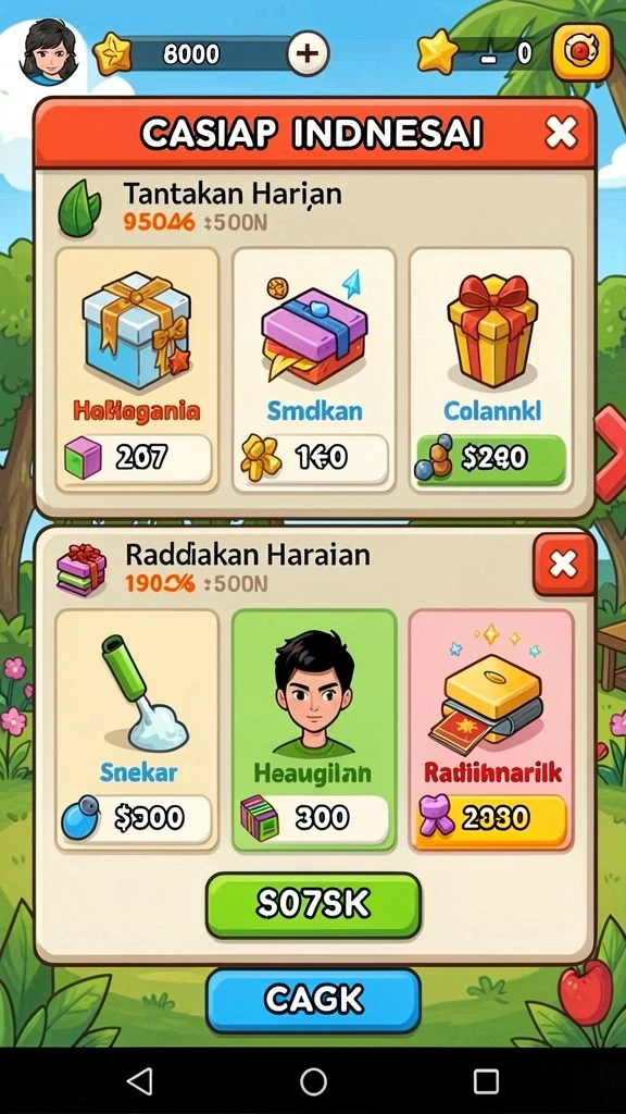 Tangkapan layar menampilkan misi menantang yang penuh aksi.