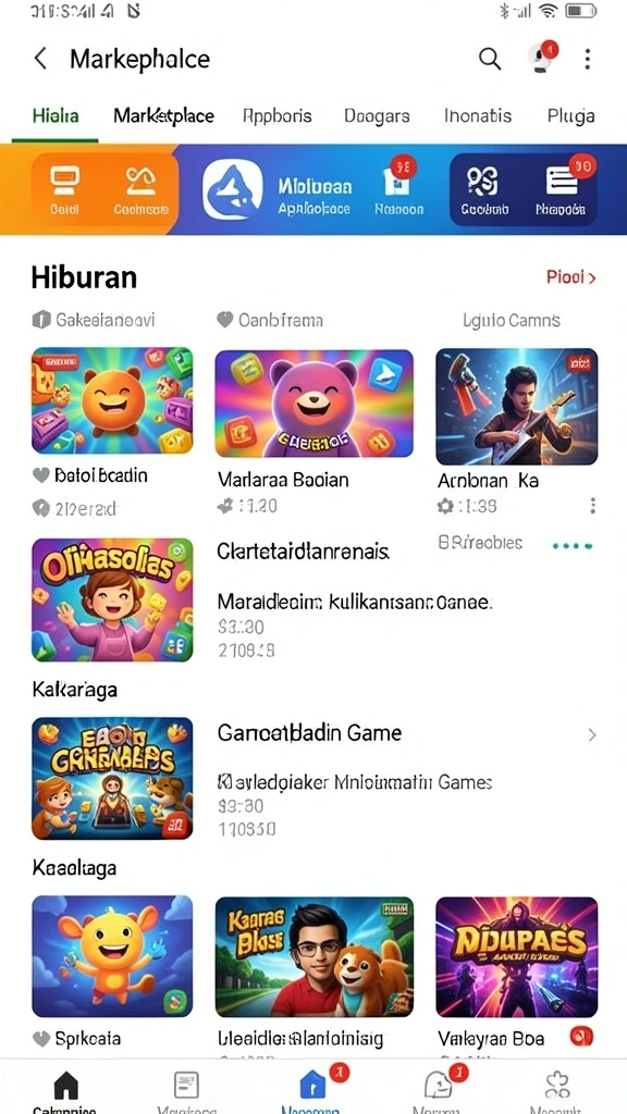 Tampilan antarmuka yang ramah pengguna dan menarik.
