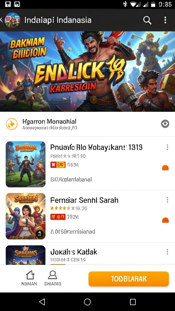 Screenshot menampilkan antarmuka pengguna yang ramah.