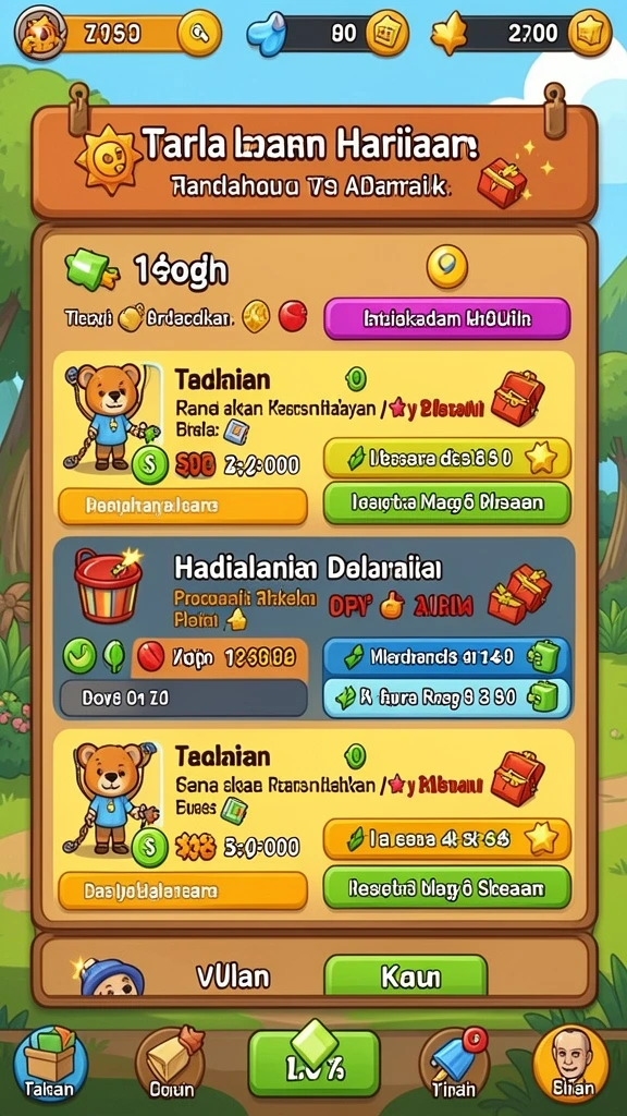 Tangkapan layar menampilkan grafis yang menawan.