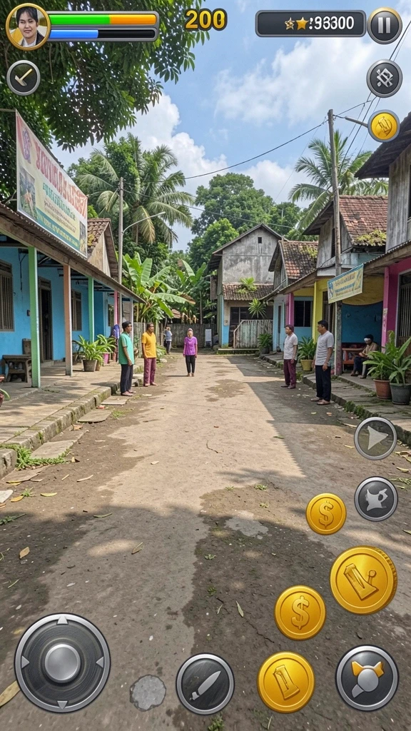 Pengaturan level yang seru dan menantang.
