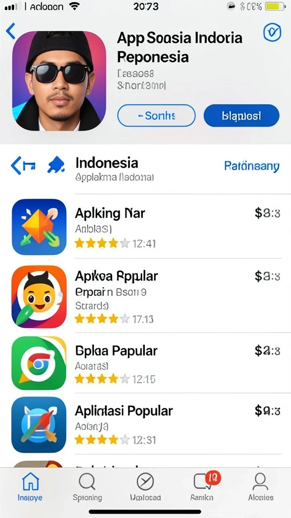 Tangkapan layar menu permainan yang user-friendly.