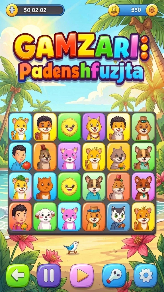 Level menantang yang penuh warna dan rintangan.