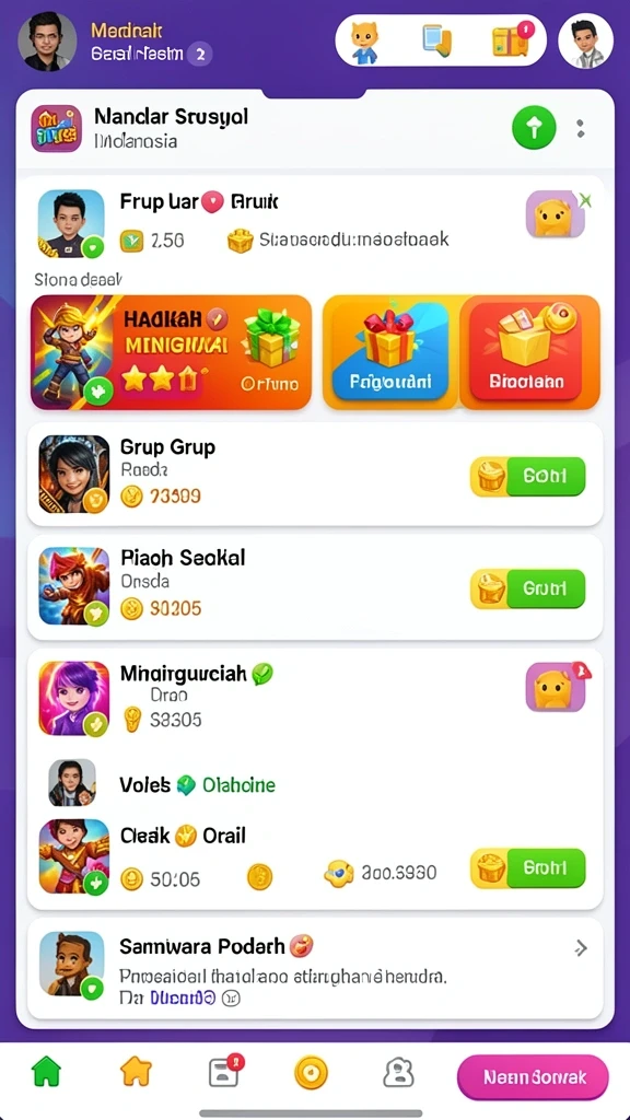 Gameplay seru dengan berbagai level menantang.