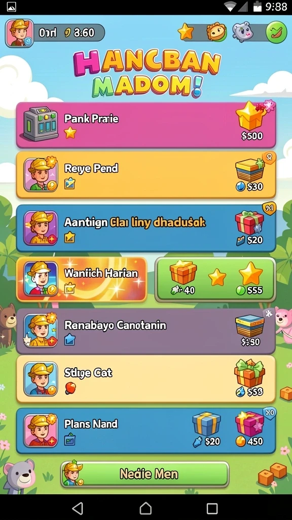 Gameplay seru dengan berbagai tantangan menarik.