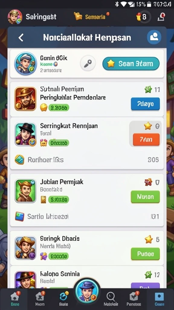 Petualangan seru di dunia fantasi yang kaya akan warna.