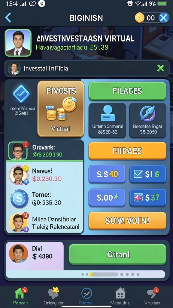 Fitur permainan yang beragam dan selalu update.