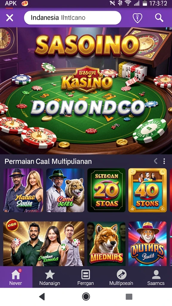 Tampilan antarmuka yang user-friendly.