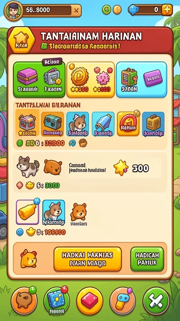 Tampilan antarmuka yang menarik dan mudah digunakan.