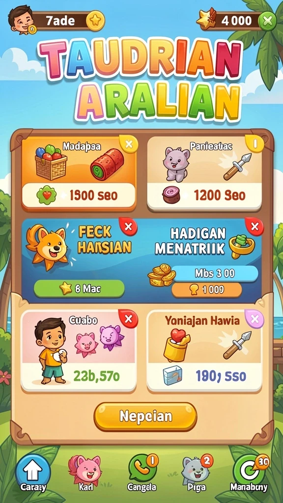 Pengguna dapat bersaing dengan teman secara online.