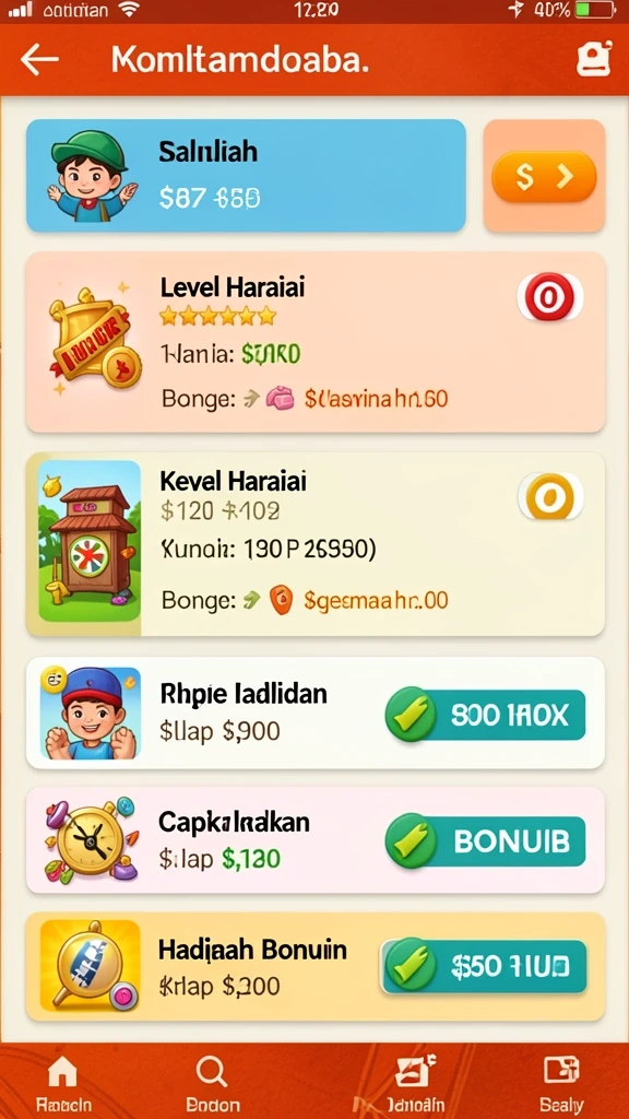 Kustomisasi bangunan yang unik dan menarik.
