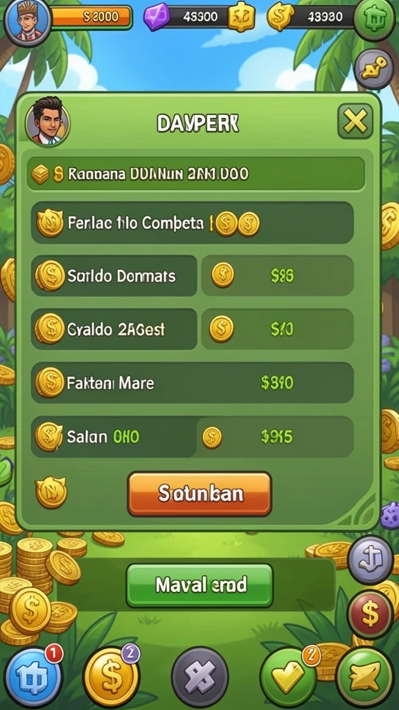 Screenshot menampilkan antarmuka utama SLOTSRI.