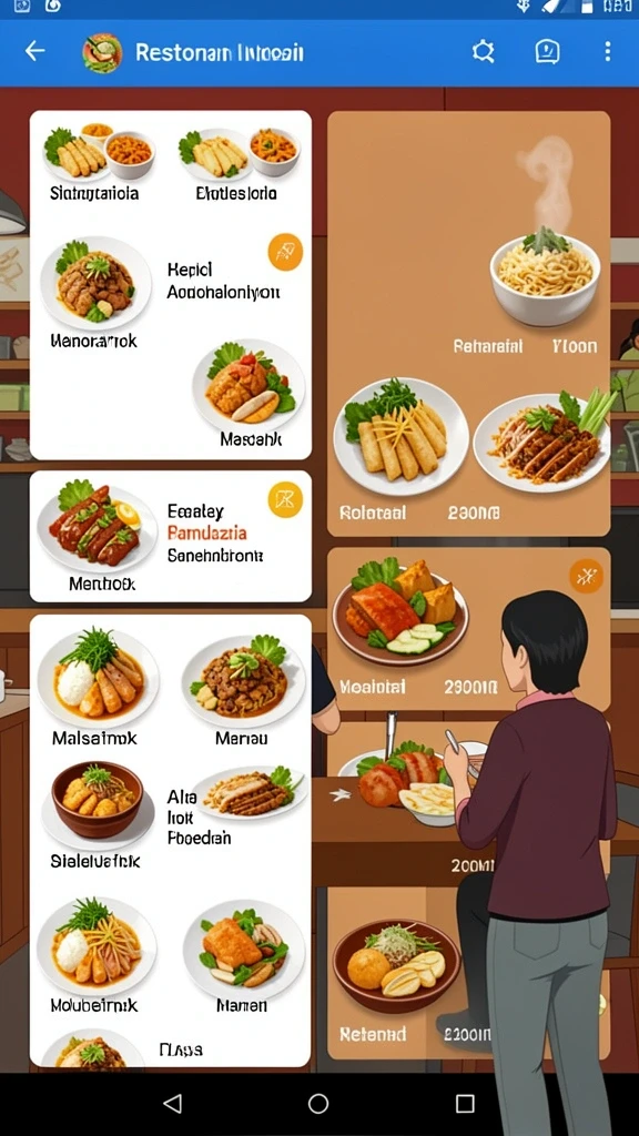 Tampilan awal aplikasi TVTOTO yang menarik.