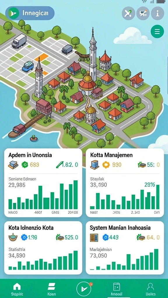 Contoh level dengan tantangan yang menarik dan mendebarkan.