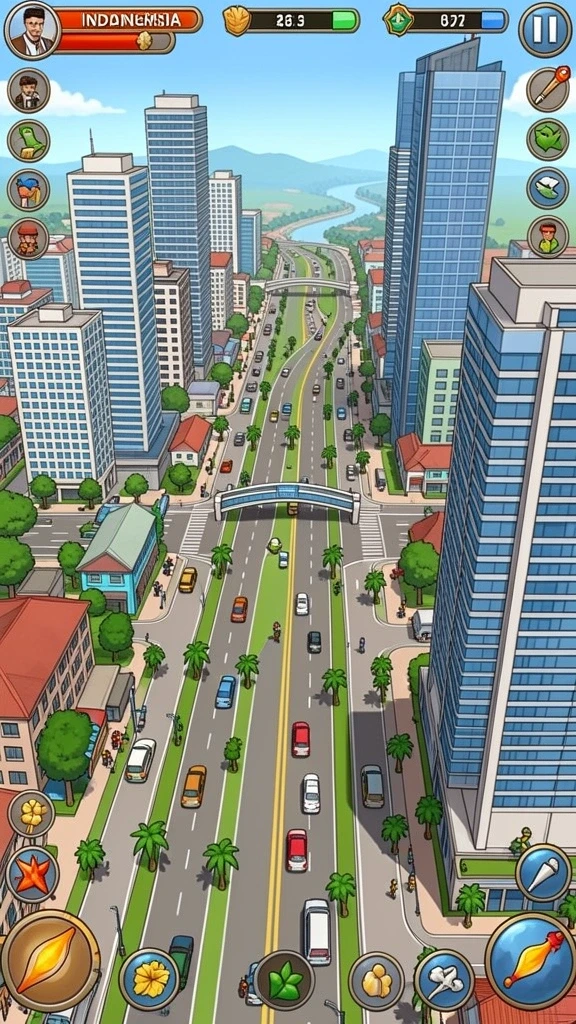 Karakter-karakter unik dengan kemampuan khusus yang beragam.