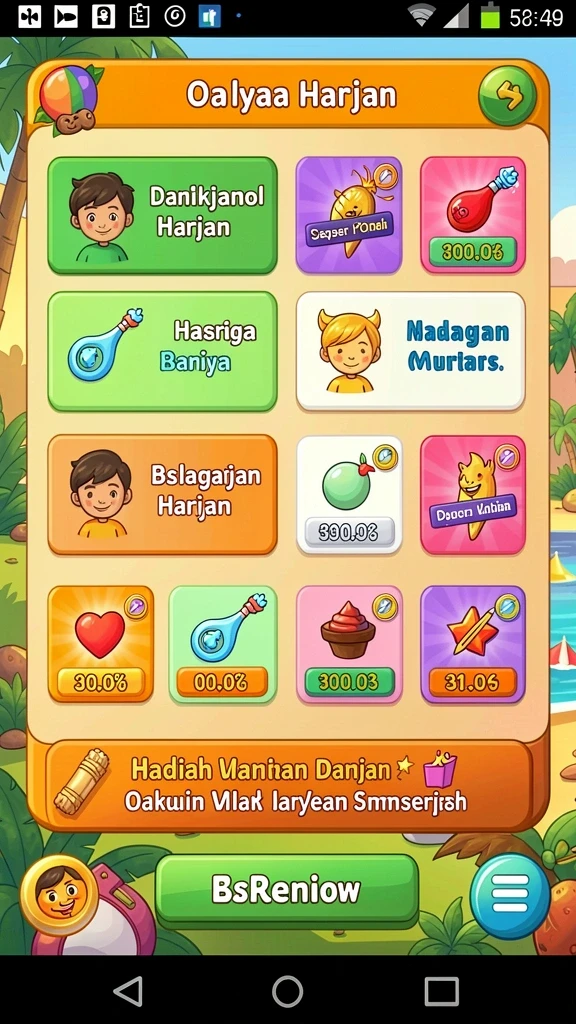Visual menakjubkan dari lingkungan 4D yang dirancang dengan detail.