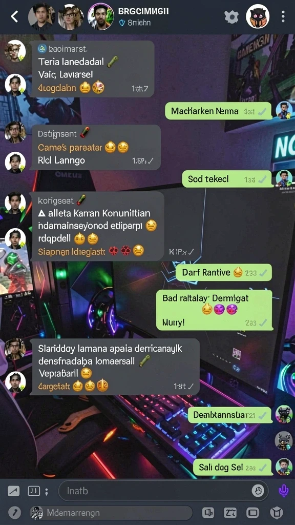 Pengaturan dunia permainan yang menakjubkan.